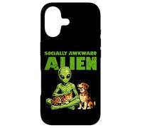 Socially Awkward Alien Funny Space Creature Cat Dog Pet Case for iPhone 17