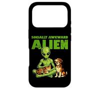 Socially Awkward Alien Funny Space Creature Cat Dog Pet Case for iPhone 17 Pro