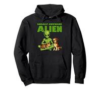 Socially Awkward Alien Funny Space Creature Cat Dog Pet Pullover Hoodie