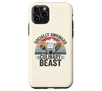 Socially Awkward Culinary Beast Funny Chef Kitchen Cooking Case for iPhone 11 Pro