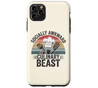 Socially Awkward Culinary Beast Funny Chef Kitchen Cooking Case for iPhone 11 Pro Max