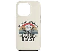 Socially Awkward Culinary Beast Funny Chef Kitchen Cooking Case for iPhone 13 Pro