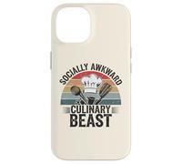 Socially Awkward Culinary Beast Funny Chef Kitchen Cooking Case for iPhone 14