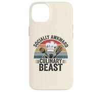 Socially Awkward Culinary Beast Funny Chef Kitchen Cooking Case for iPhone 14 Plus