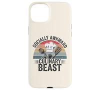 Socially Awkward Culinary Beast Funny Chef Kitchen Cooking Case for iPhone 15 Plus