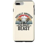 Socially Awkward Culinary Beast Funny Chef Kitchen Cooking Case for iPhone 7 Plus/8 Plus