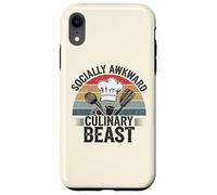 Socially Awkward Culinary Beast Funny Chef Kitchen Cooking Case for iPhone XR