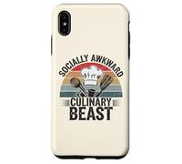 Socially Awkward Culinary Beast Funny Chef Kitchen Cooking Case for iPhone XS Max