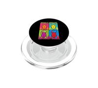 Socially Awkward Emotionally Shoebill Pop Art Bird PopSockets PopGrip for MagSafe