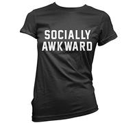 Socially Awkward Women's T-Shirt - Black 8