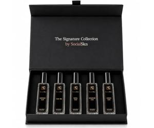 SocialSkn 5X20ml Exclusive Fragrance Gift Set - Royal Oud, Oud 786, Heritage, Signature & Zarian - 5 Distinctive Luxury Scent Profiles