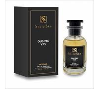 Socialskn OUD786 Perfume Eau de Parfum | 50ml | Unisex Oriental Woody Fragrance with Cypress Leaf, Saffron, Cardamom, Bulgarian Rose, Jasmine, Leather & Sandalwood | Inspired by Penhaligon’s Halfeti