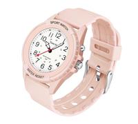 SOCICO Watch for Men Women Big Face Classic Analog Quartz Sports Backlight Unisex Waterproof Nurse Watch for Medical Army Military Time with Second Hand Easy to Read