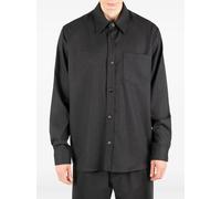 Société Anonyme Chianti pocket wool shirt - Grey XL