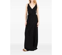 Société Anonyme V-neck tie maxi dress - Black S-M-L