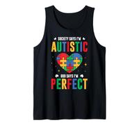 Society Says I'm Autistic God Says I'm Perfect Autism Kids Tank Top