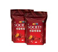 Society Tea Masala Chai | 250 g Pack | Pack of 2 | Made with Cardamom Ginger Cloves Black Pepper and Lemongrass | Classic Masala Tea