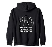 Sociology Changed My Perspective Social Science Pride Zip Hoodie