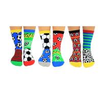 Sock Academy - KICK IT 6 Odd Socks Gift Box - United Oddsocks - UK 12-5½ EUR 30