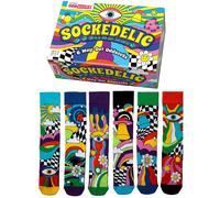 UNITED ODDSOCKS LADIES SOCKEDELIC FUNK PSYCHEDELIC ODD SOCK FOR MEN SIZE UK 6-11