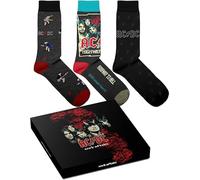 Sock Affairs ACDC Socks - Angus Young, Back in Black, Highway to Hell, Ballbreaker, ACDC Pack - Gifts for Music Lovers, Cotton Socks, 2 Sizes, 4-7 and 7½-11½
