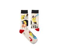 Sock Affairs Jazz It Up Socks Unisex Men Women Funny Cool Socks, white, 41-46