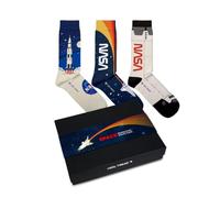 Sock Affairs NASA Socks - Space Expedition Pack - Gifts for Space Enthusiasts, Cotton Socks, Sizes, 4-7 and 7½-11½