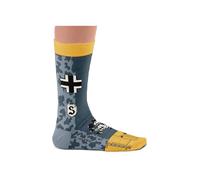 Sock Affairs Plane Socks Collection - Red Baron, BF109, Spitfire Invasion Strips, Flying Tigers - Gifts for Aviation Buffs, Cotton Socks - 2 Sizes, 4-7 and 7½-11½