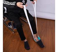 Sock Aid Helper Tool Aid for Elderly Putting on Sock Helper Easy Put on Sock Slider Puller Aid for Elderly Pregnant Women Disabled Leg Issues Avoid Bending