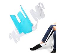 Sock Aid Tool for Putting Socks Easy On and Off for Elderly, Disabled, Pregnant, Diabetics - Pulling Assist Device - Sock Helper (Blue)