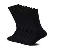 Sock Amazing Unisex Premium Bamboo Fiber Socks Super Soft Crew 8 Pack - black - Medium