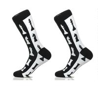 Sock Atomica Funny Novelty Colourful Cotton Crew Socks - Fancy Unisex Happy Cool Design - Boxed Gift Set (UK 7-11 / EU 41-46) (Chess)