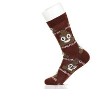 Sock Atomica Funny Novelty Socks | Colourful Unisex Cotton Crew | Gift Idea | Ditch Boring Socks (UK, Numeric, 7, 11, Regular, Regular, Funny Poo Emoji Socks | Bold Joke, Gag Present)