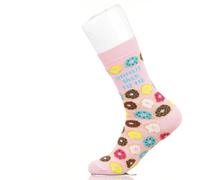 Sock Atomica Funny Novelty Socks | Colourful Unisex Cotton Crew | Gift Idea | Ditch Boring Socks (UK, Numeric, 3, 6.5, Regular, Regular, Donut Funny Pink Soft Fit Unique Gift)