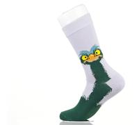Sock Atomica Premium Natural Fibre Socks - Unisex Bamboo & Cotton Crew Dress Socks - Breathable Odourless Antibacterial Sustainable Gift Collection, (UK 7-11 / EU 41-46) (Angry Ostrich)