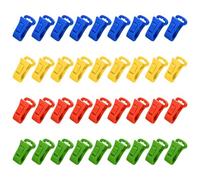 Sock Clips, 36 Clips with Hanging Hooks, Non-Slip Laundry Peg, No Need to Fold, Portable Sock Drying Clips, Multi-Purpose Clothespins for Washing Machine, Dryer, Sorting