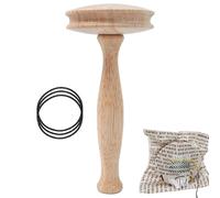 Sock Darning Kit - Portable Detachable Wooden Professional - Sewing Thread Patching Tool Set - for Adults Women Beginner Clothes Hats Sweaters Pants Carpet Repairing Mending Needlework
