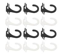 Sock Display Hooks 400pcs Plastic Black for Socks and Small Objects