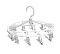 Sock Hanger,Foldable Laundry Dryer,Foldable Drying Rack with Clips - for Gloves Towels Lingerie Bra Travel Hotel Bathroom Balcony Closet