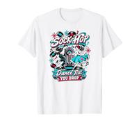 Sock Hop Dance Till You Drop Couple Dancing 1950s Party Value Graphic T-Shirt