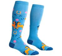 Sock It To Me, Stretch Wide-Calf Knee High Socks, Hay There, One Size