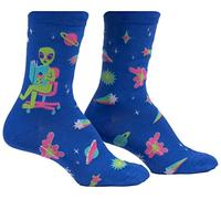 Sock It To Me, Women's Crew, Funky Socks, Intergalactic Reading List, One Size