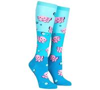 Sock It To Me Women's Dancing Axolotl Knee High Socks, One Size