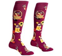 Sock It To Me Women's Novelty Fun Knee High Socks, Autumn Harvest, One Size