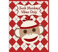 Sock Monkey Notebook: A Cute & Classic Sock Monkey Face Fun Notebook To Write In