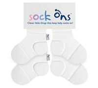 Sock Ons - Baby Sock Holders - 6-12 Months - 2 Pack - Amazing Value Pack - Keep Baby