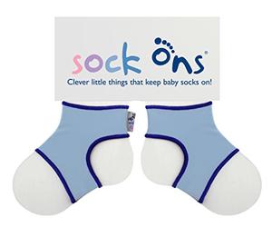 Sock Ons Clever Little Things That Keep Baby Baby Blue - 12-18 Months
