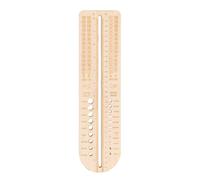 Sock Ruler for Knitted Socks, Knitting Needle Measure, Knitting Tool, Wooden Sock Blocker for Knitting, Crochet Socks, Size Measurement, Knitting Measuring Tools for Knitting Lovers