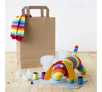 Sock Sausage Dog Craft Kit - Complete Sewing kit to Create Your own Dachshund