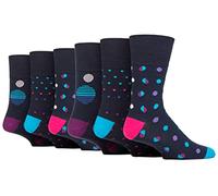 SOCK SHOP GENTLE GRIP 6 Pairs Gentle Grip Socks size UK 6-11 (6 x RJ625)